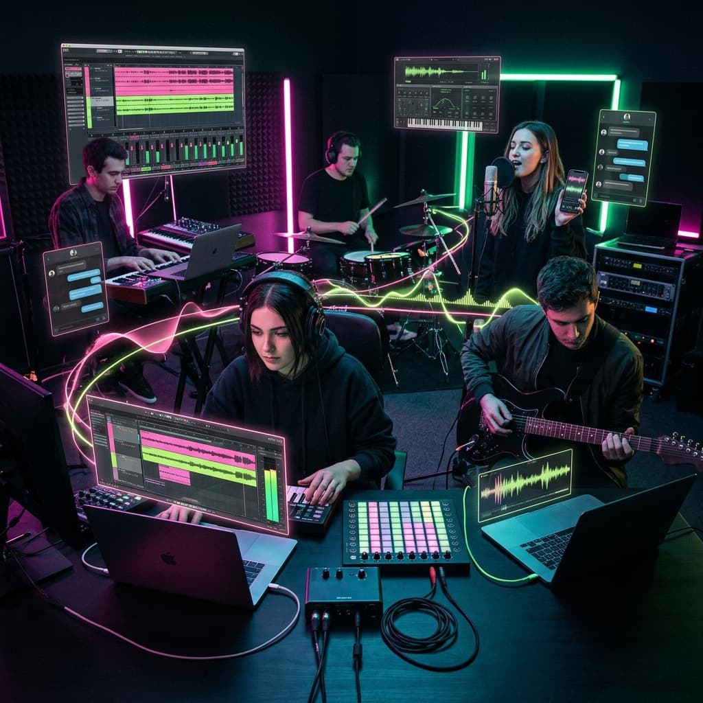 Make music online together